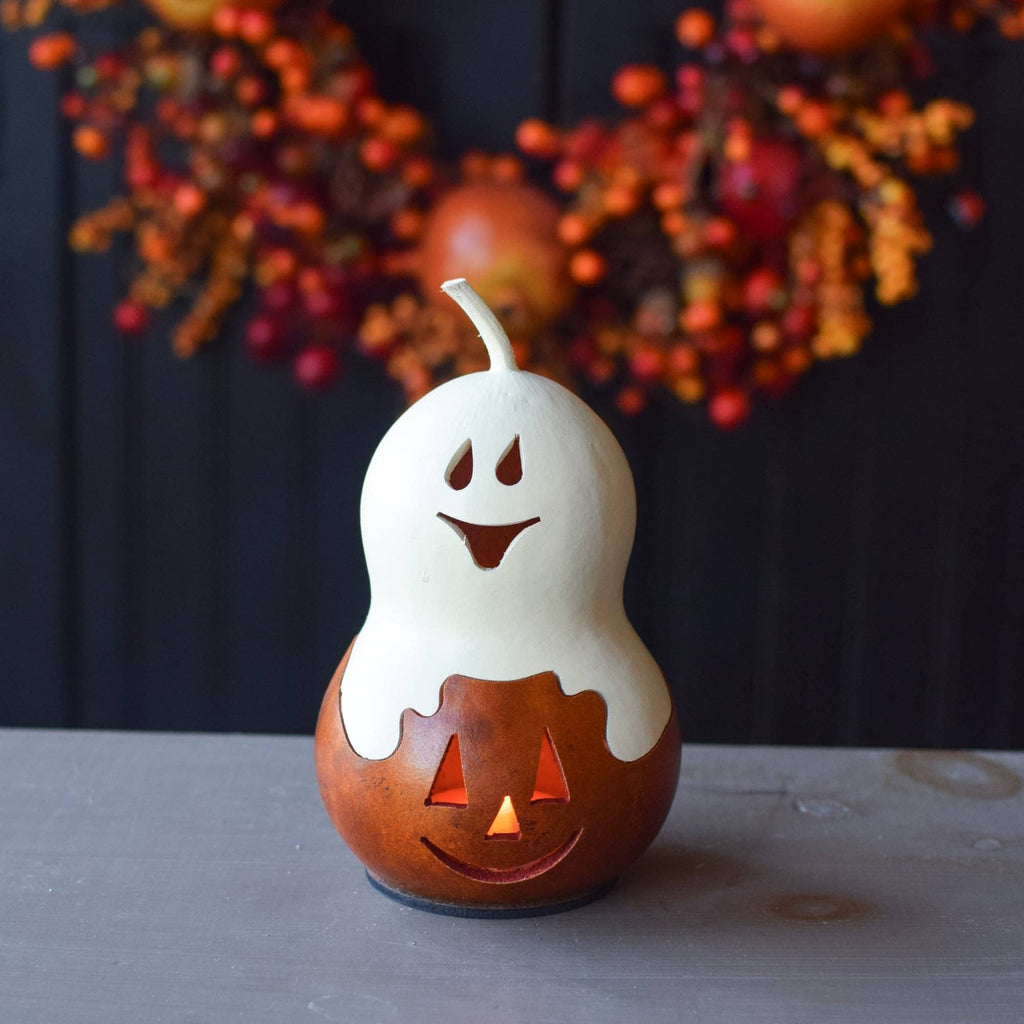 Hand-Crafted Gourd - Casper Jack Miniature - Fall Decor