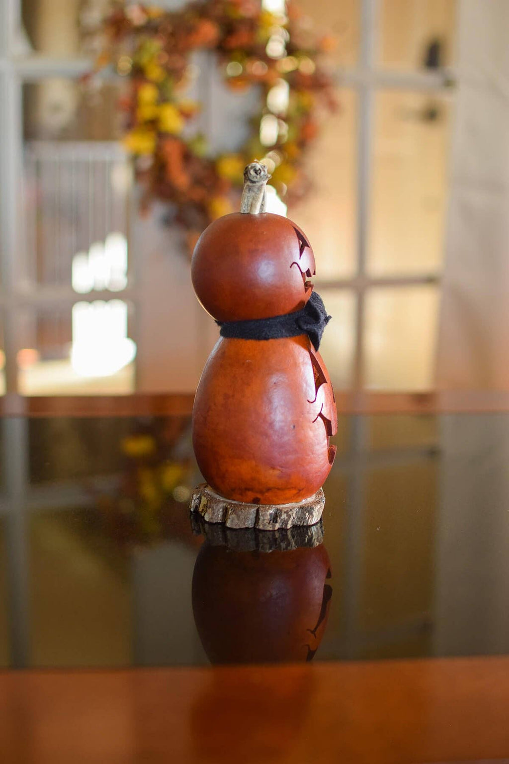 Hand-Crafted Gourd - Gunther Miniature - Fall Decor