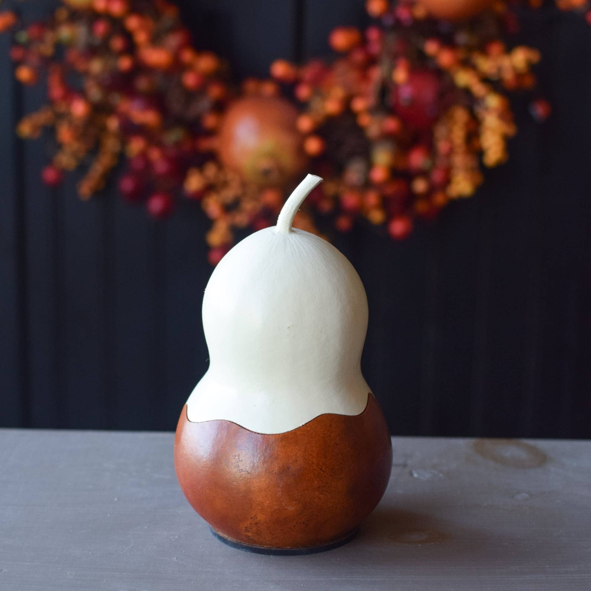 Hand-Crafted Gourd - Casper Jack Miniature - Fall Decor
