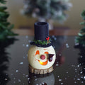 Hand-Crafted Snowman Head Gourd - Clyde Miniature