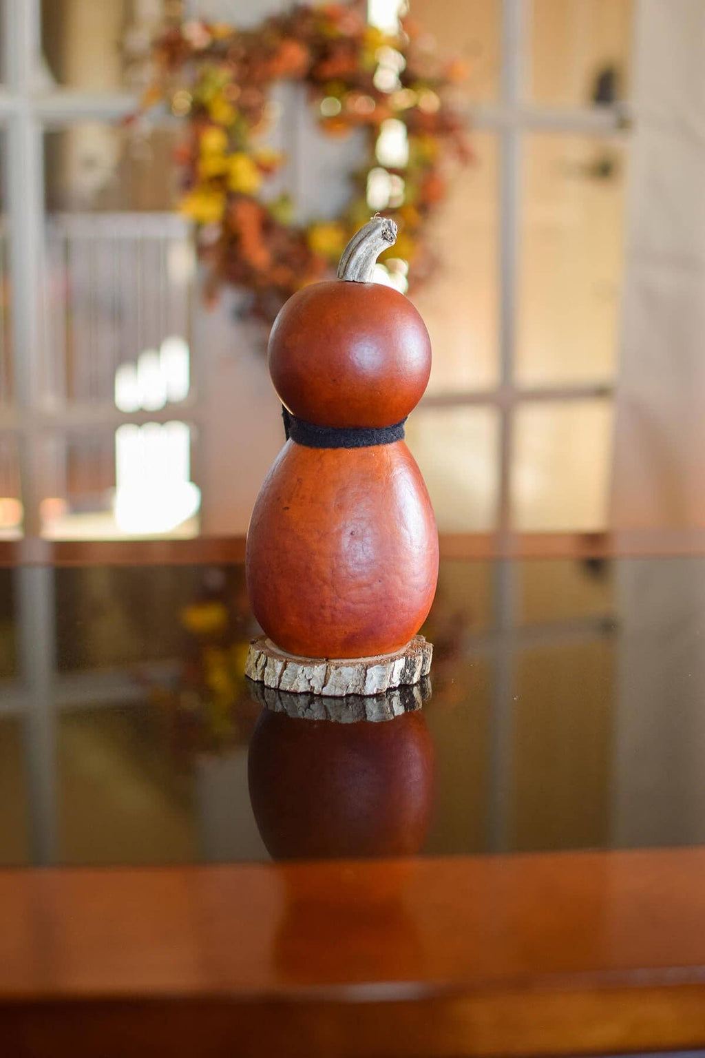 Hand-Crafted Gourd - Gunther Miniature - Fall Decor