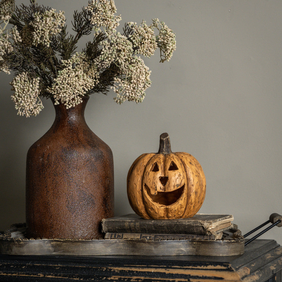 5.5" Terracotta Big Mouth Pumpkin