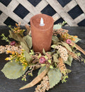 Wheat Berry 4.5in Candle Ring